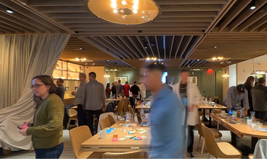 a workshop in action