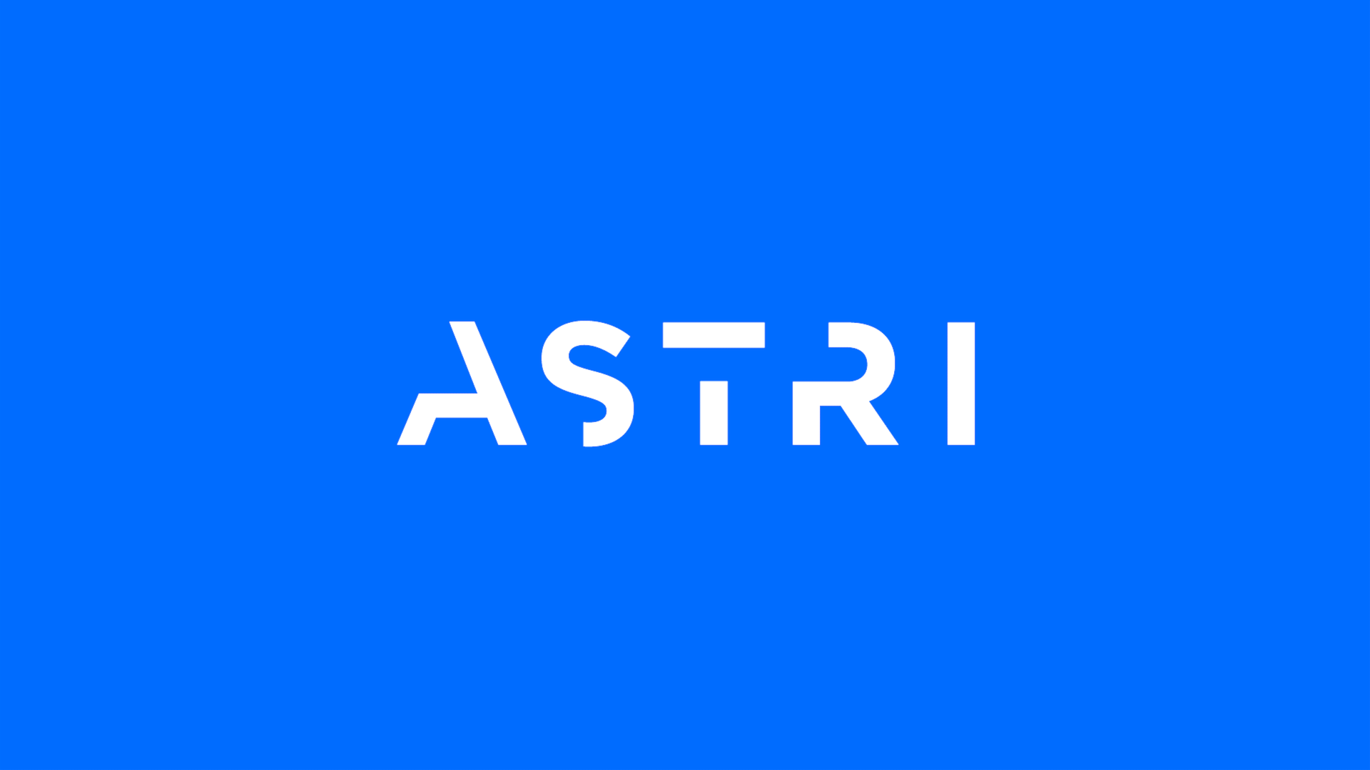 ASTRI logo animation with pattern
