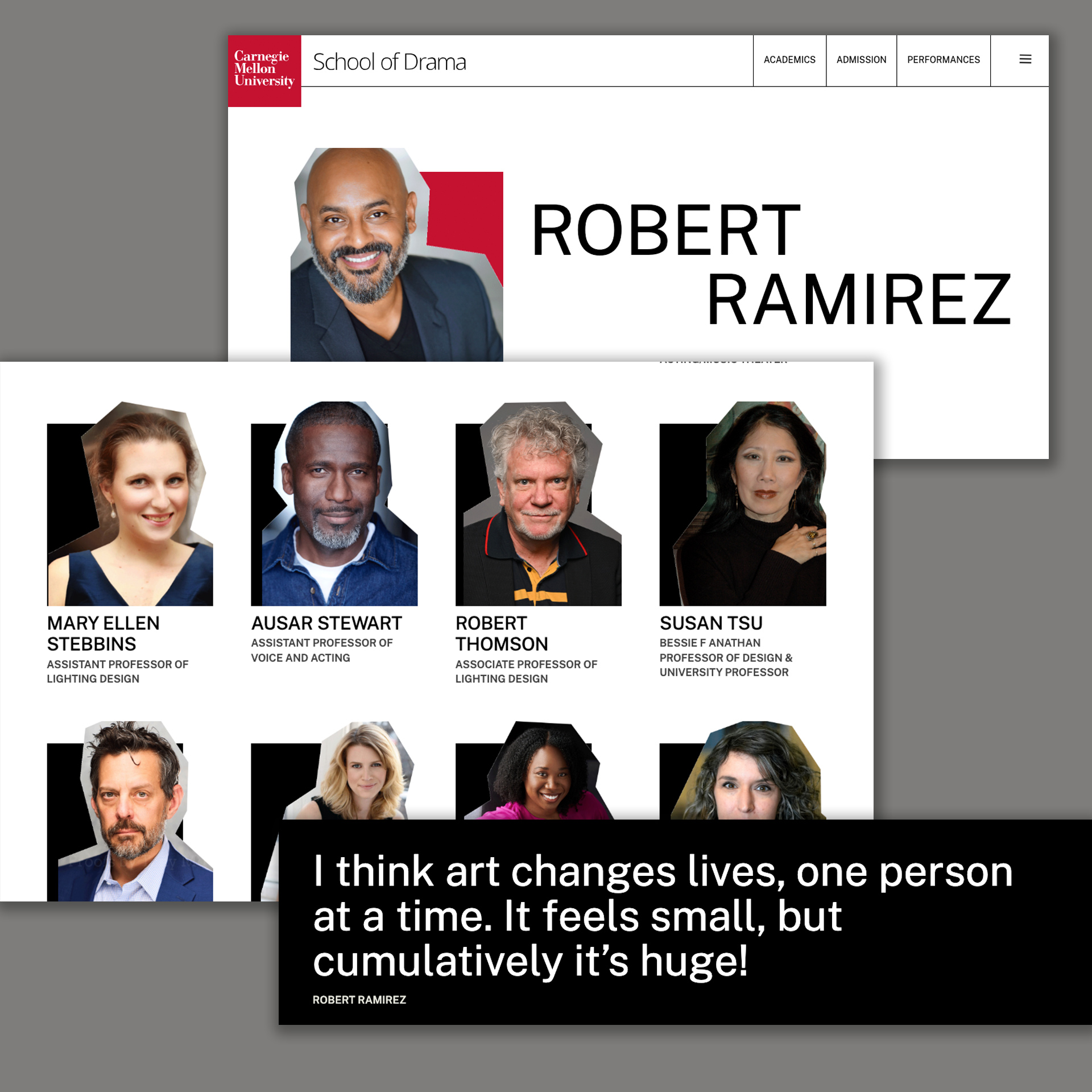 Carnegie Mellon School of Drama website people page